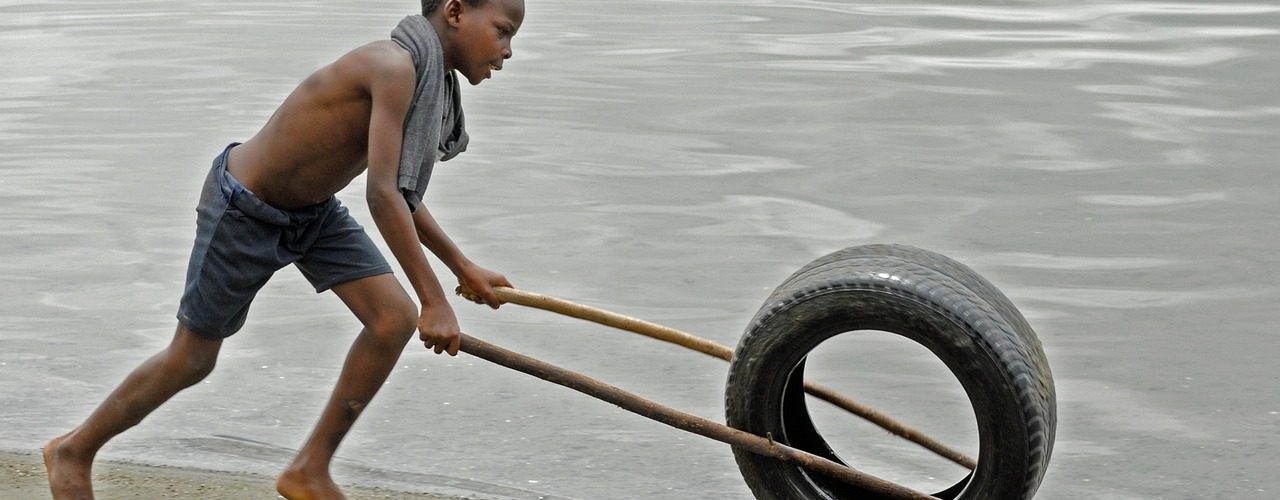 boy, nature, ghana, game, beach