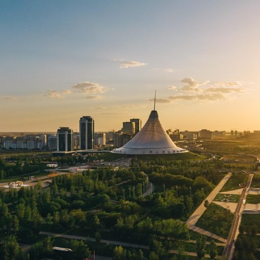 buildings, urban, city, kazakhstan, architecture, nature, sky, journey, capital, asia