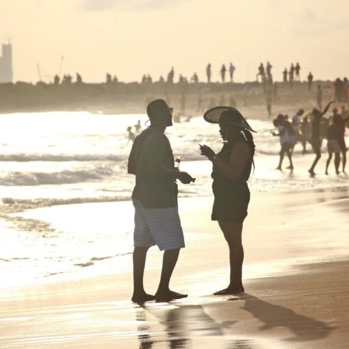 beach, love, sunset, sea, nature, man, woman, lagos, nigeria, africa, couple, male, female, outdoor, travel, lifestyle, water, young, elegushi